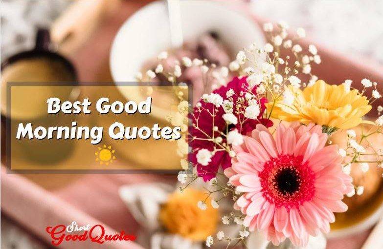 50+ Good Morning Quotes for the Best Morning of Your Life
