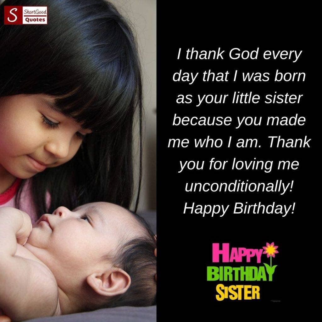 Deep birthday wishes for sister