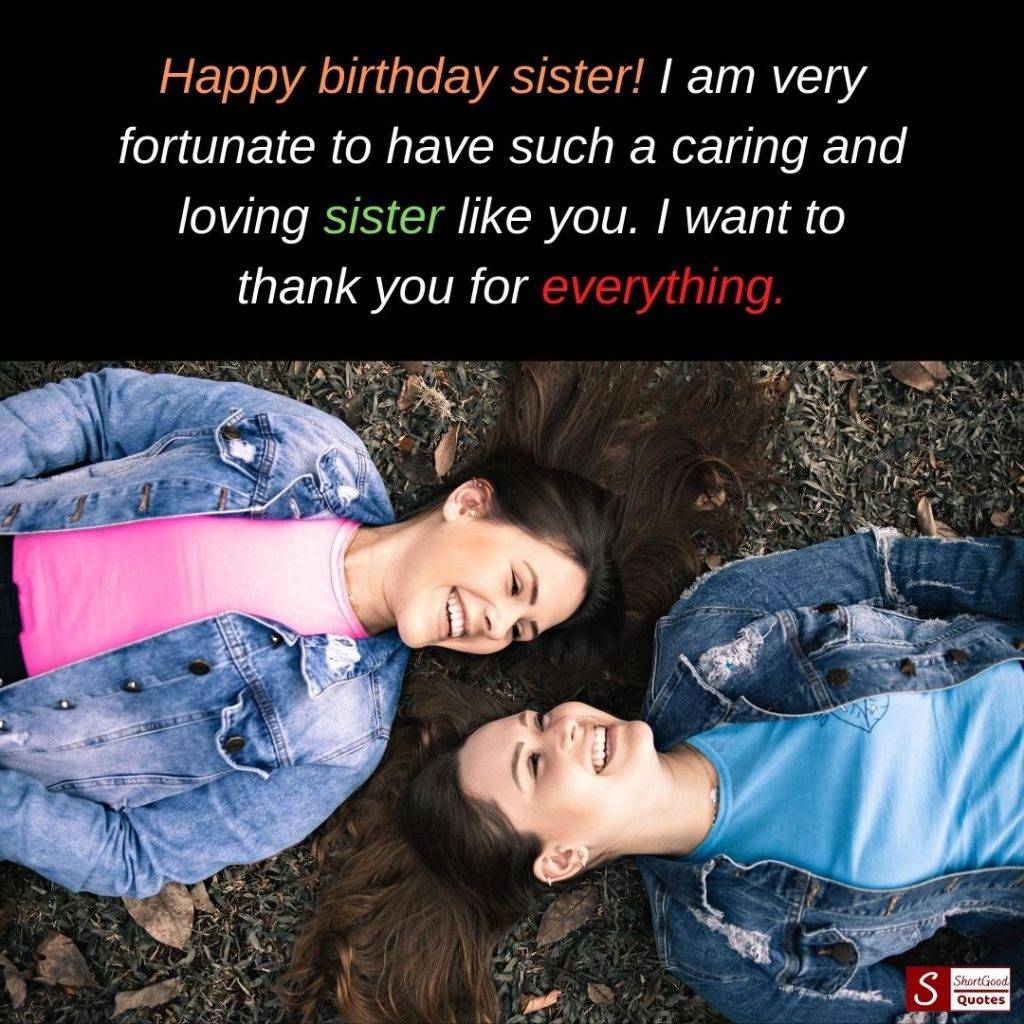Beautiful Birthday Wishes for Sister