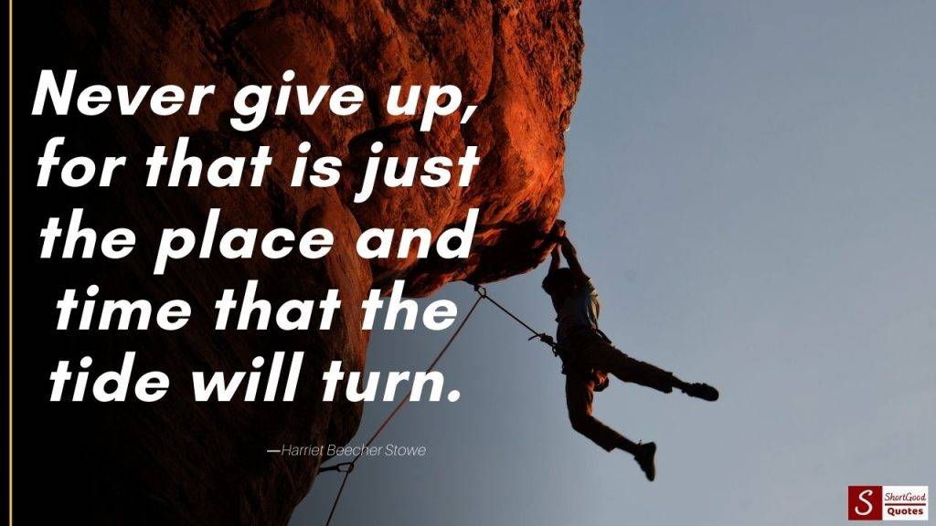 3 Inspiring Never Giving Up Quotes