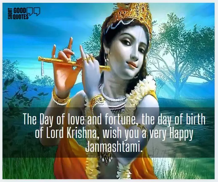 Super Krishna Janmashtami Wishes Quotes & Images - ShortGoodQuotes