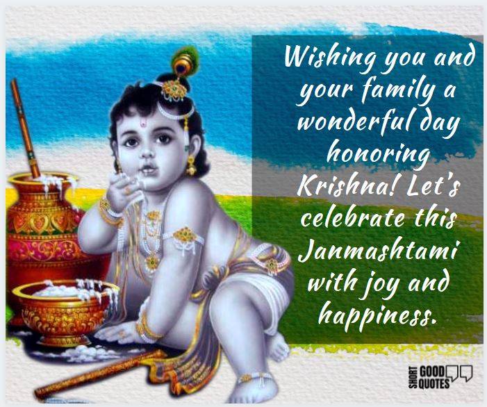 Happy Birthday Wishes with Krishna Blessings