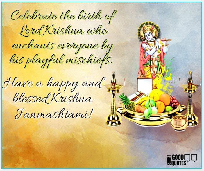 Janmashtami Wishes Quotes