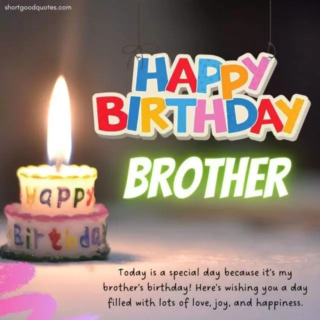Brother Birthday Wishes From Sister