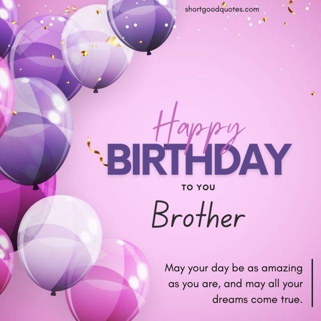 100+ Birthday Wishes For Brother - Happy Birthday Dear Brother ...