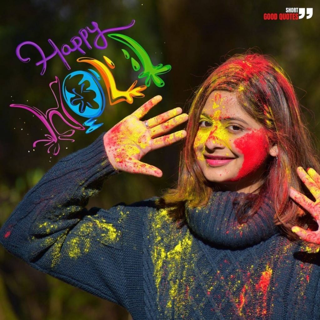 holi wishes for sister