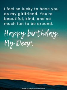 60+ Romantic Birthday Wishes for Girlfriend - ShortGoodQuotes