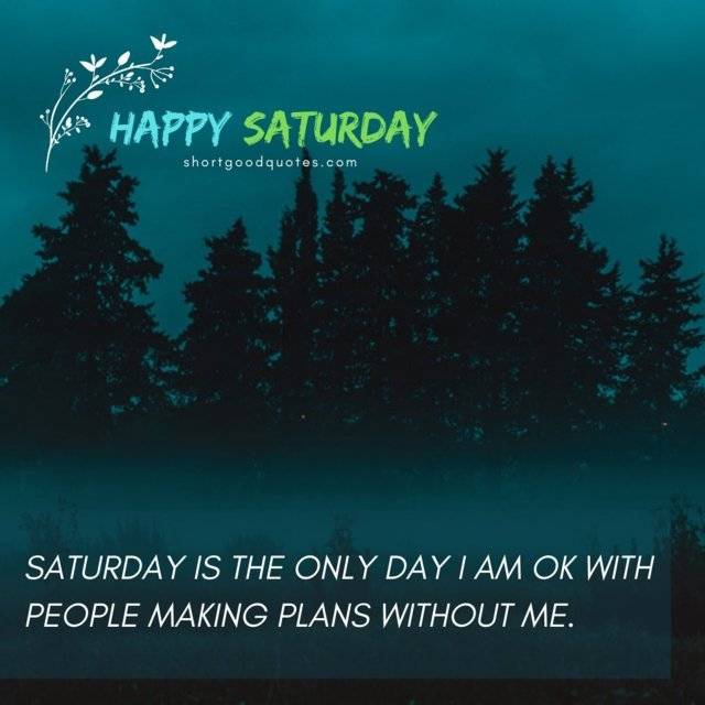 Saturday wishes 