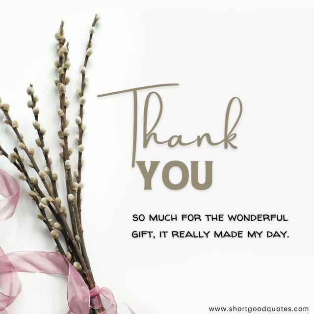 Thank You Messages for Gifts