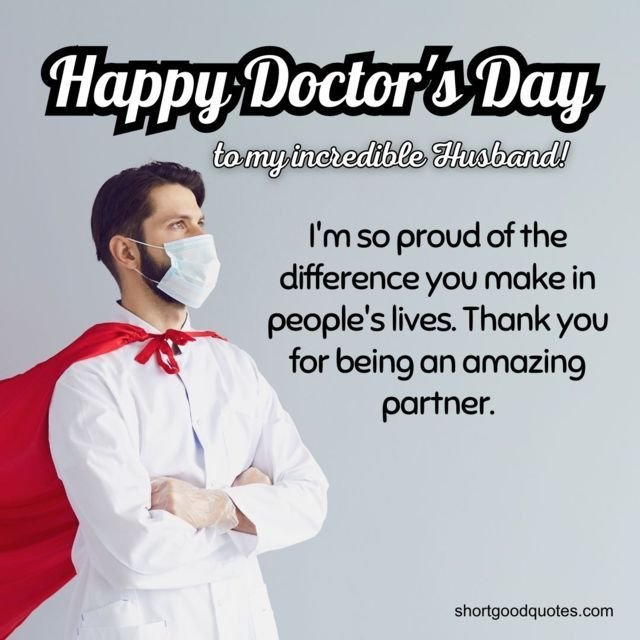 Doctors Day Wishes for Husband