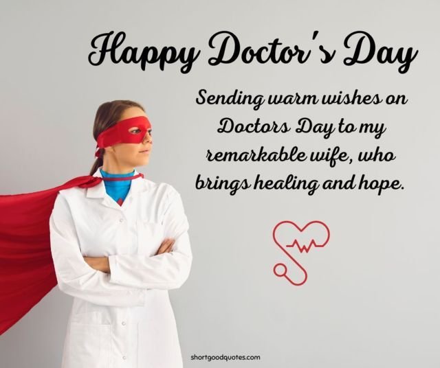 Doctors Day Wishes for Wife