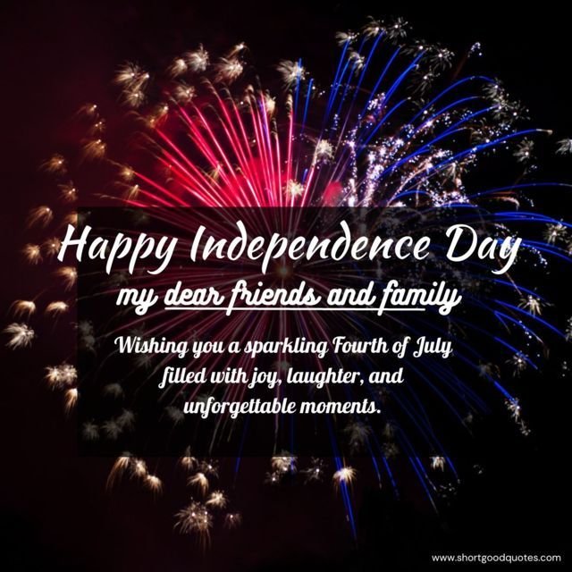 Fourth of July Messages For Friend and Family