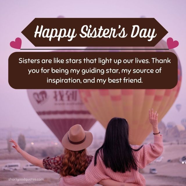 Happy Sisters Day Wishes 2024 Images, Messages and Quotes