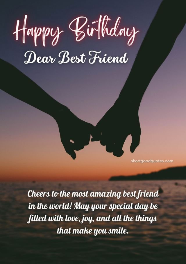 Birthday Wishes for Best Friend