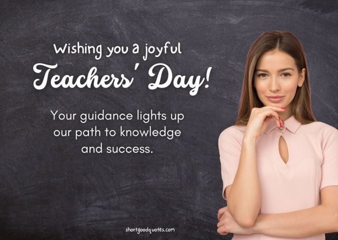 Happy Teachers Day Greeting Card 2023 - Shortgoodquotes