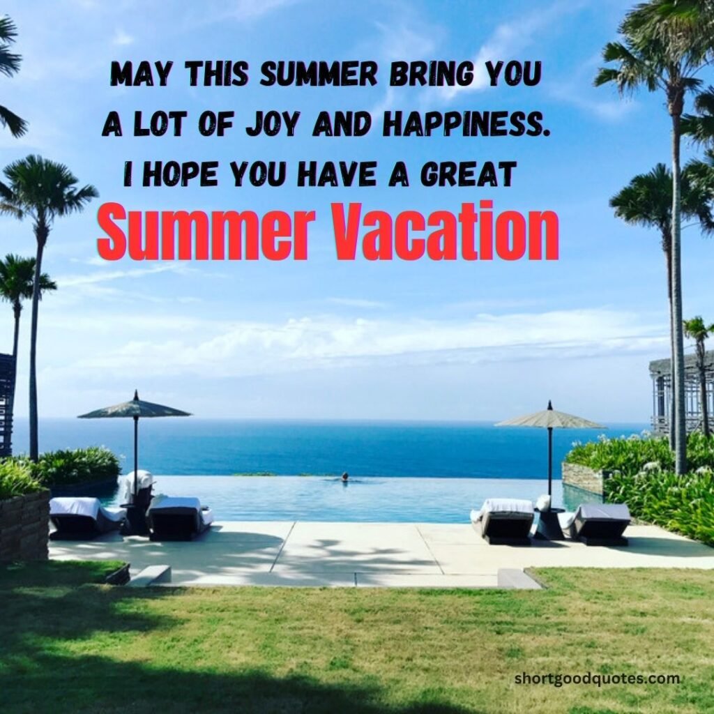 happy summer vacation