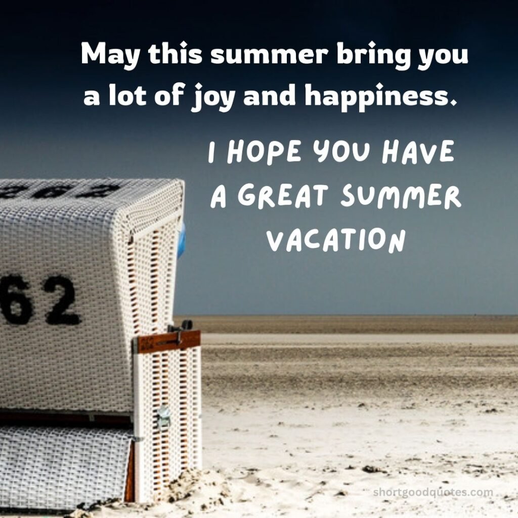 summer holiday wishes