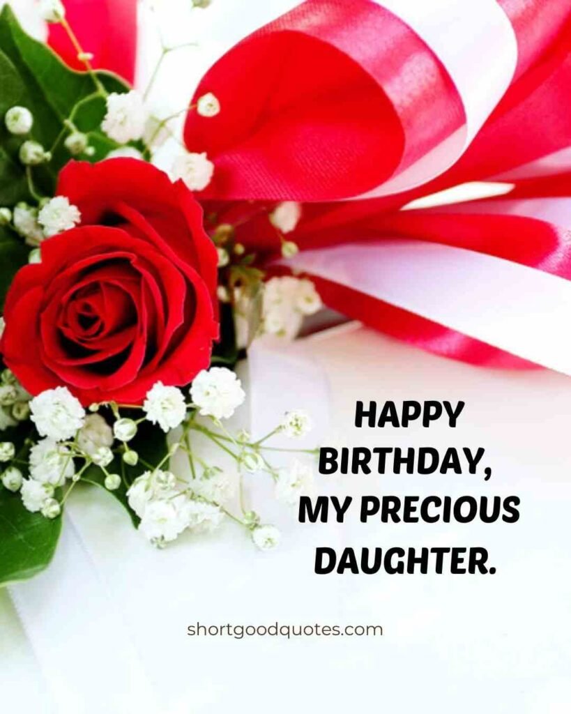 Heart touching birthday wishes for daughter