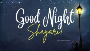 Good Night Shayari and Images