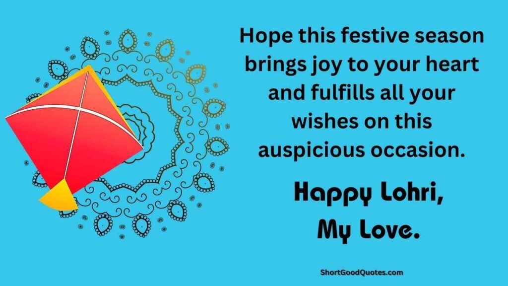 Lohri wishes for love