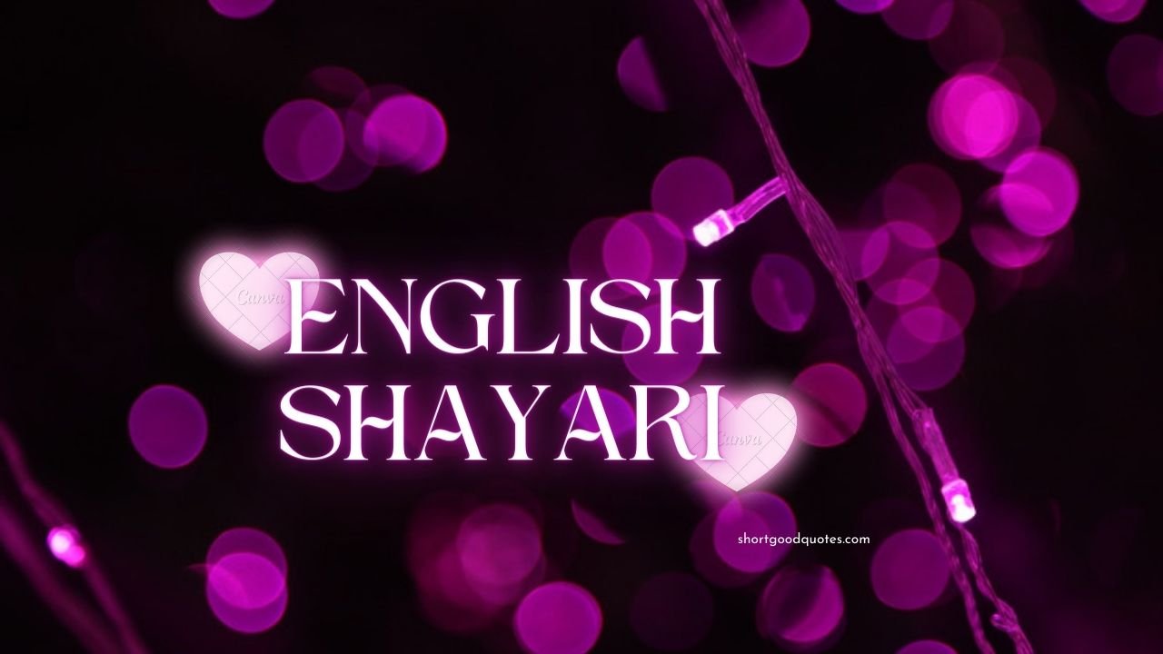 55+ English Shayari, Images and Quotes