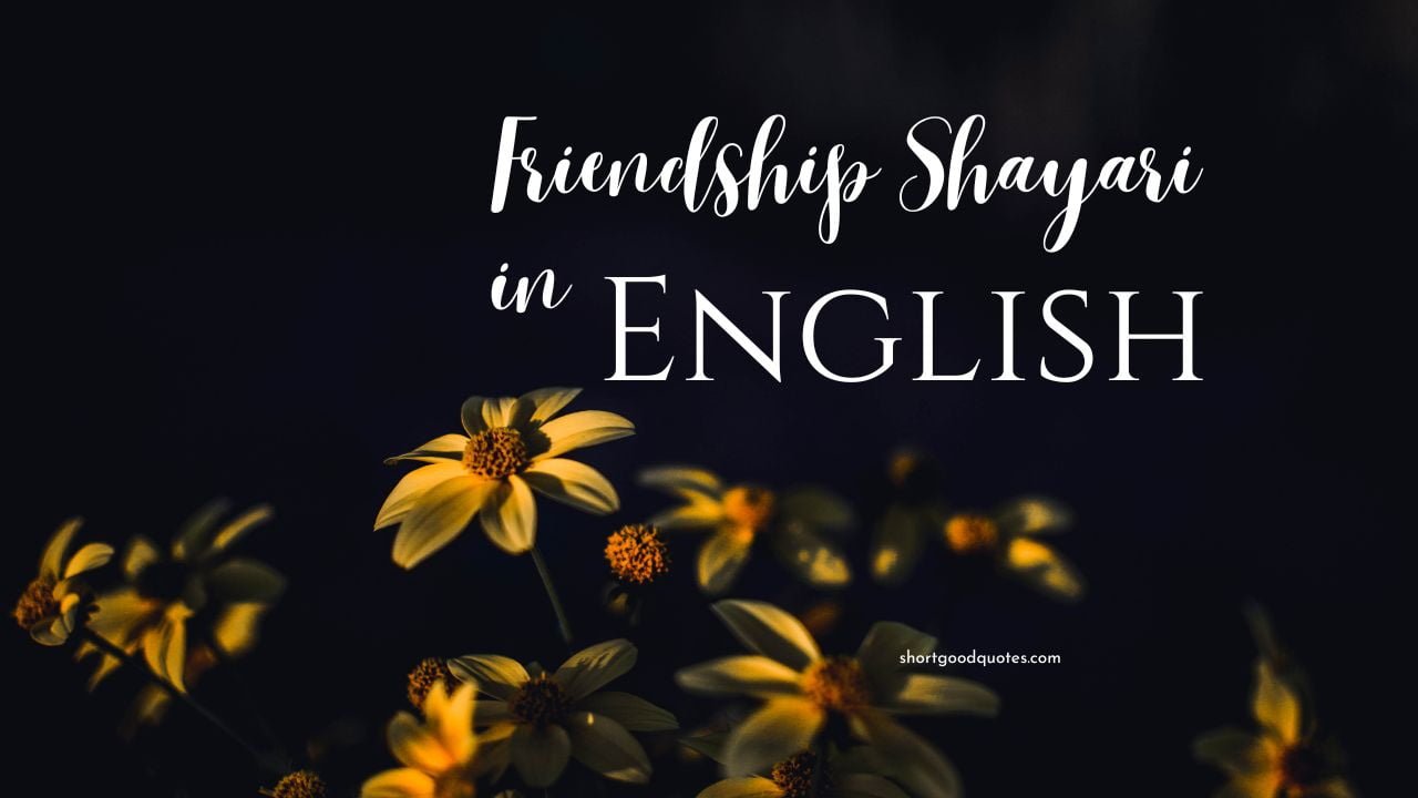 share your love with Friendship Shayari in English