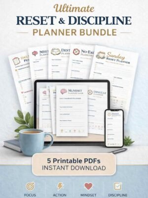 Ultimate Reset & Discipline Planner Bundle